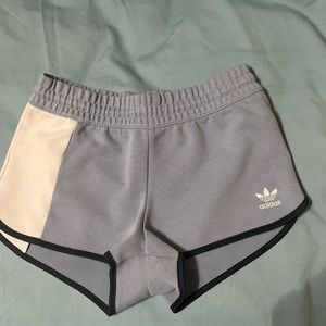 Blue adidas shorts